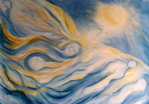 Vivi's Spiritual Soft Pastel Painting 31